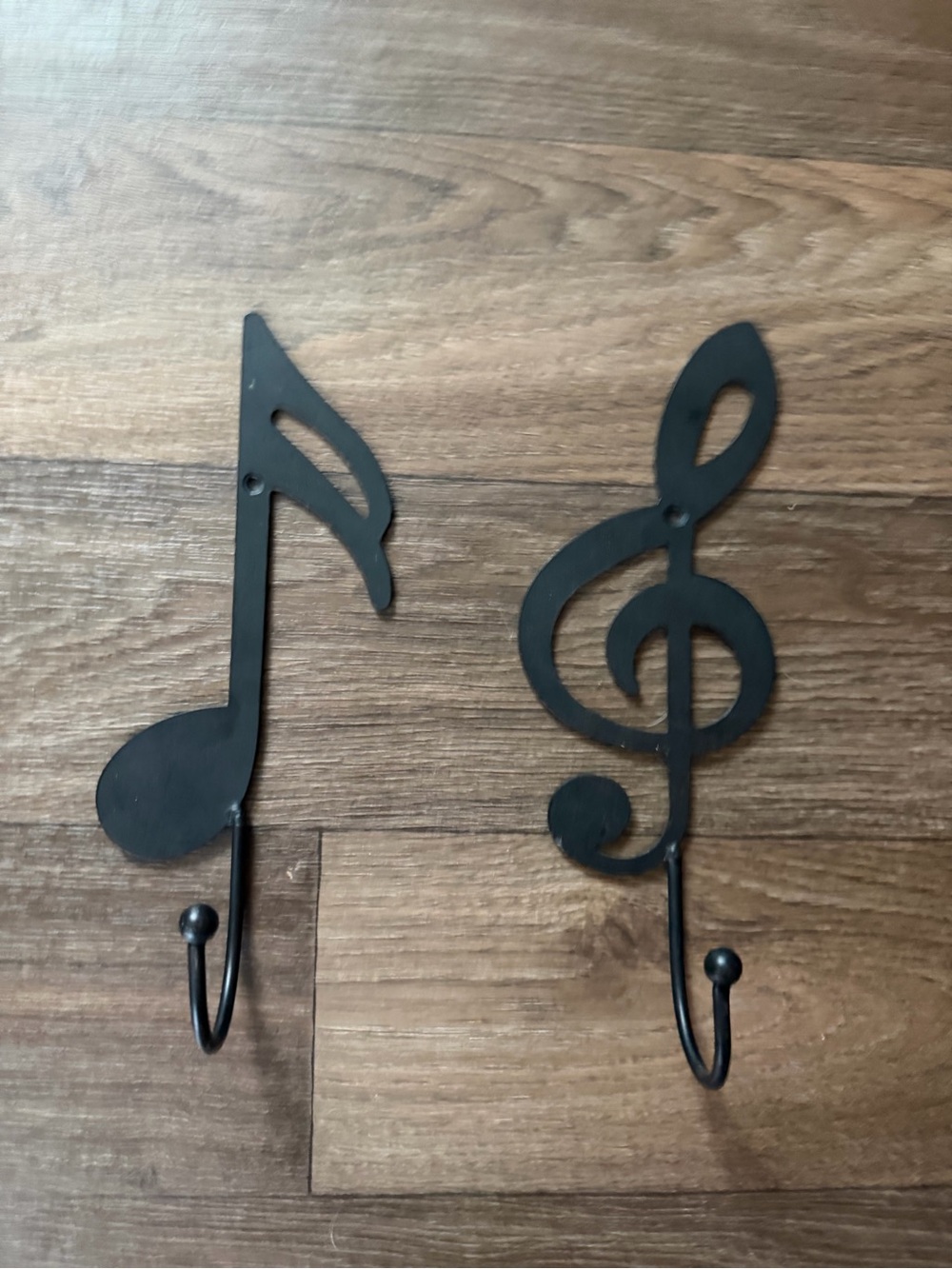 Music Note Wall Coat Hooks